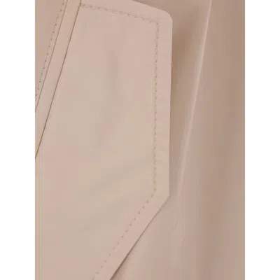 Brunello Cucinelli Double-breasted Jacket With Hood And Flap Pockets