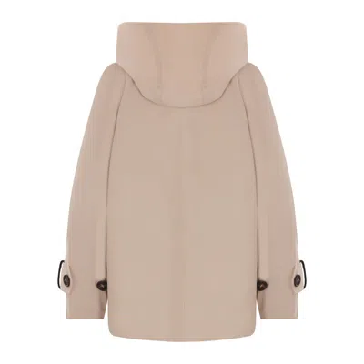 Brunello Cucinelli Double-breasted Jacket With Hood And Flap Pockets