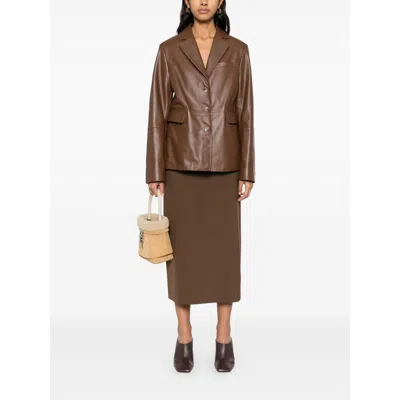 Loulou Studio Brown Aldo Blazer