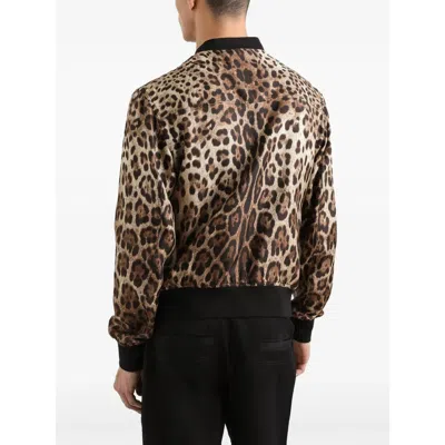Dolce & Gabbana Leopard-print Bomber Jacket