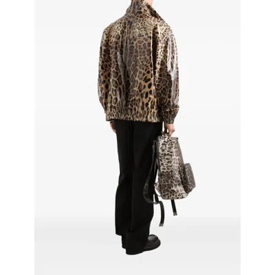 Dolce & Gabbana Leopard-print Bomber Jacket