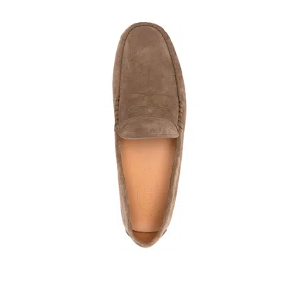 Tod's Men Gommino Suede Leather Loafers