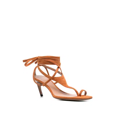 Attico Square Toe High Heel Sandals