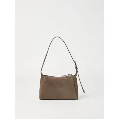 Brunello Cucinelli Suede Bc Duo Bag With Shiny Details