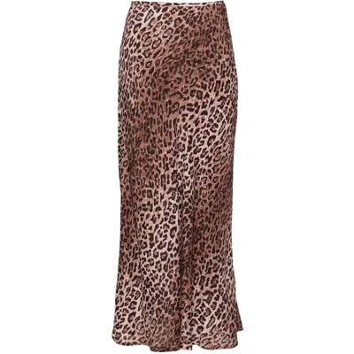 Rixo London Kelly Skirt In Animal Print