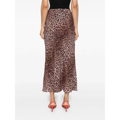 Rixo London Kelly Skirt In Animal Print