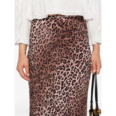 Rixo London Kelly Skirt In Animal Print