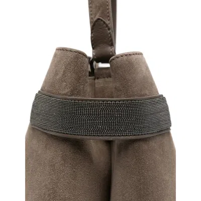 Brunello Cucinelli Brown Tote Bags