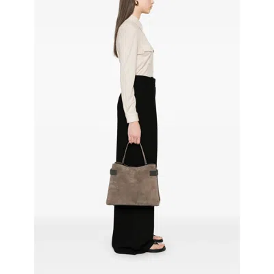 Brunello Cucinelli Brown Tote Bags