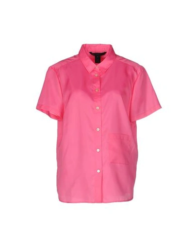 Marc By Marc Jacobs Solid Color Shirts & Blouses In Fuchsia