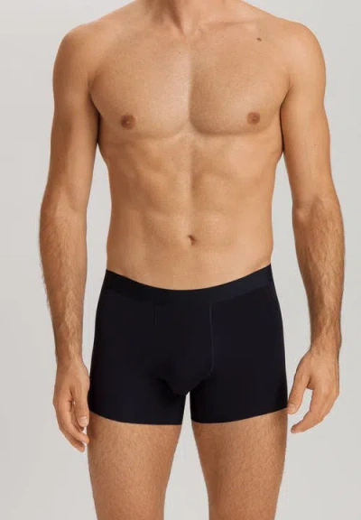 Hanro Clean Cut Tencel Boxer Brief In Black