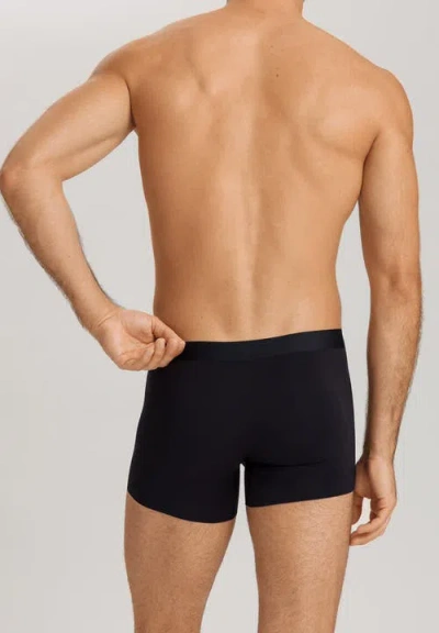 Hanro Clean Cut Tencel Boxer Brief In Black