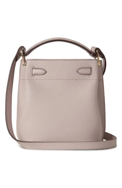 Mulberry Mini Islington Leather Bucket Bag In Blossom Pink