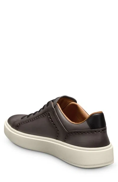 Allen Edmonds Oliver Brogue Slip-on Sneaker In Grey