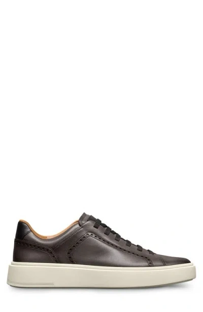Allen Edmonds Oliver Brogue Slip-on Sneaker In Grey