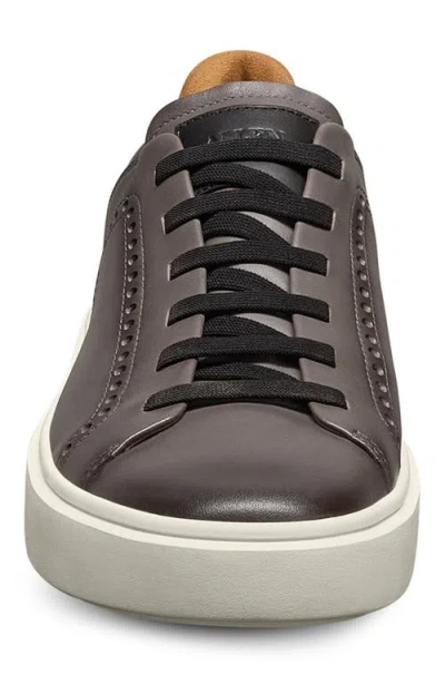 Allen Edmonds Oliver Brogue Slip-on Sneaker In Grey