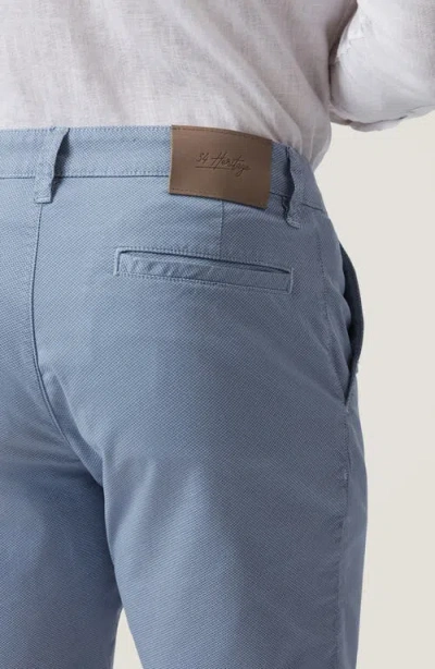 34 Heritage Arizona Slim Fit Blue Tie Print Flat Front Cotton Shorts In Tie Print