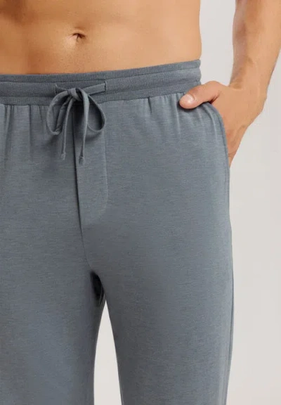 Hanro Casuals Drawstring Pants In Ocean Melange