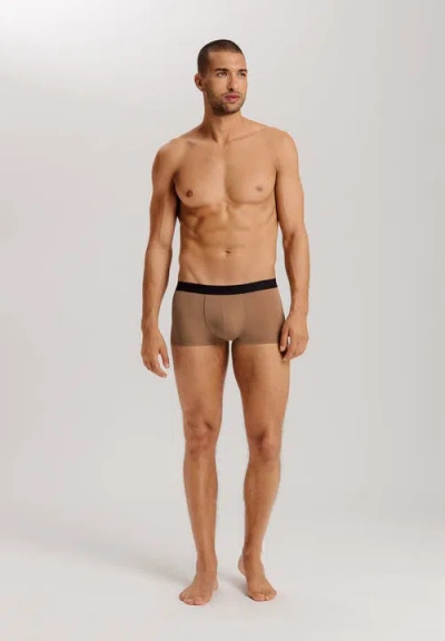 Hanro Micro Touch Boxer Brief In Portabella Beige