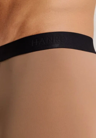 Hanro Micro Touch Boxer Brief In Portabella Beige