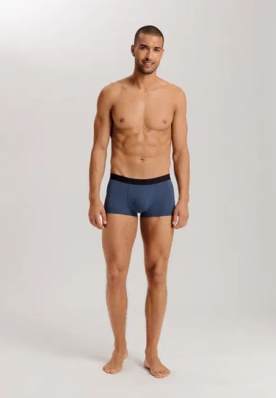 Hanro Micro Touch Boxer Brief In Vintage Indigo