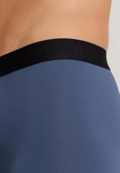 Hanro Micro Touch Boxer Brief In Vintage Indigo
