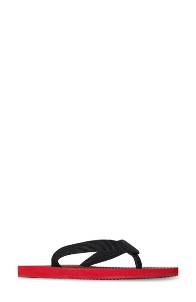 The Row Dune Thong Sandals In Scarlet