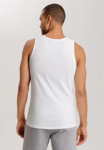 Hanro Cotton Essentials Cotton Tank Top In White