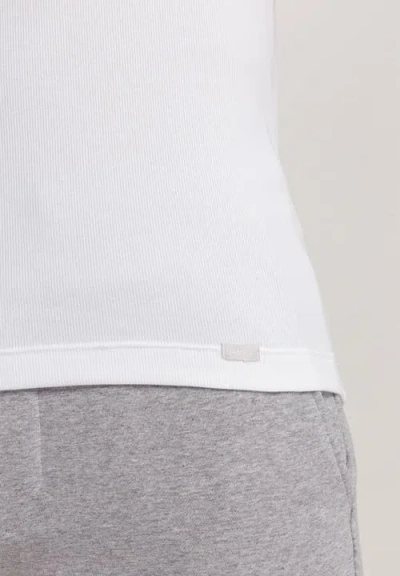 Hanro Cotton Essentials Cotton Tank Top In White