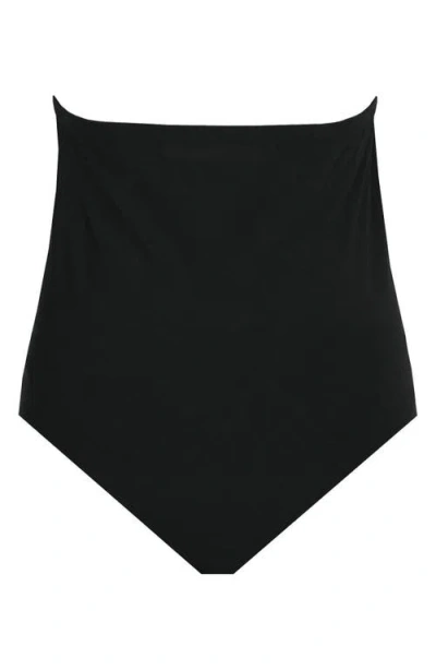 Miraclesuit Solid Super High Waist Tankini Bottom In Black