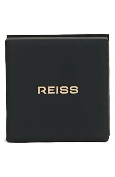 Reiss Mika Micro Set Of 2 Stud Earrings In Silver Tone/clear Crystal