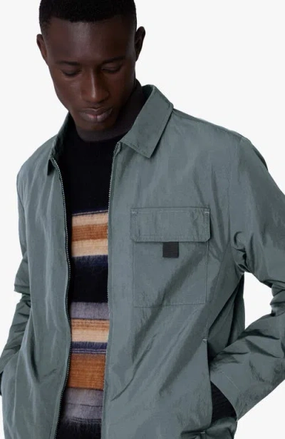 Quartz Co. Nathan | Overshirt In Blue Grey