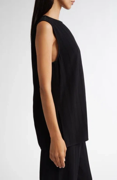 Totême Women's Collared Sleeveless Top In Black