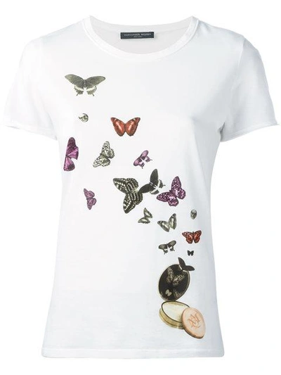 ALEXANDER MCQUEEN butterfly and moth print t-shirt MACHINEWASH