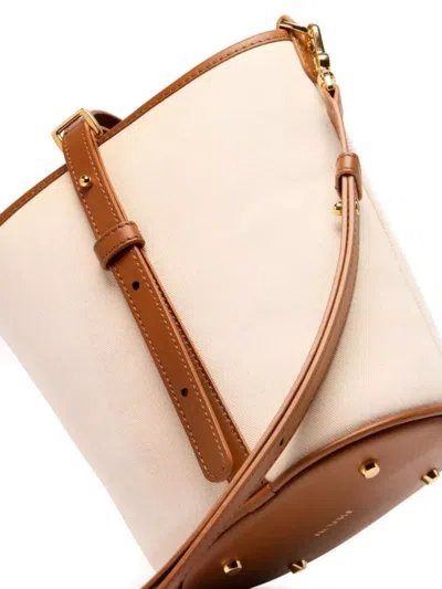 Patou Small Jp Bucket Bag In Neutral