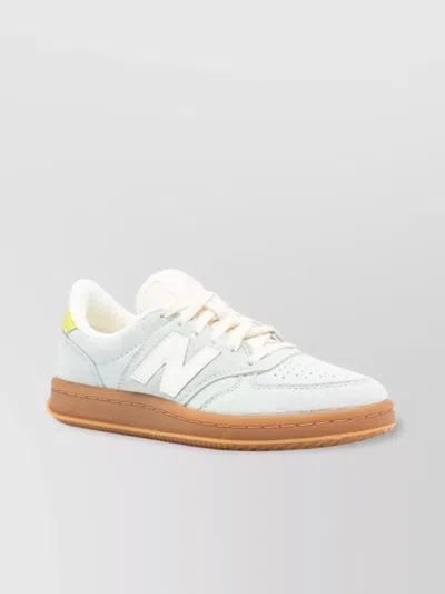 New Balance T500 Woman Sneakers Sky Blue Size 8 Leather In Blue