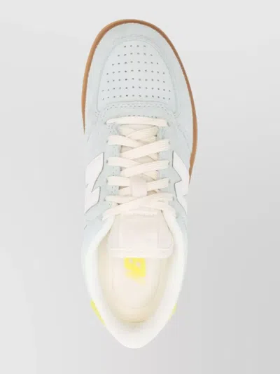 New Balance T500 Woman Sneakers Sky Blue Size 8 Leather In Blue