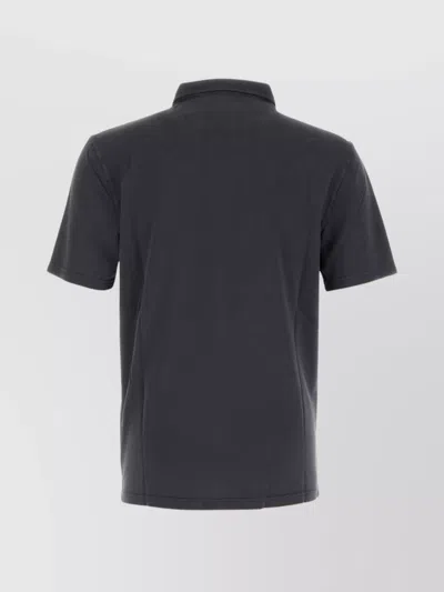 Prada Charcoal Piquet Polo Shirt