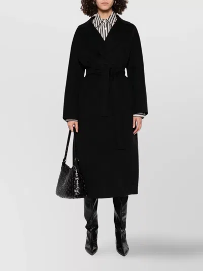 S Max Mara Elisa Wool Belted Long Coat