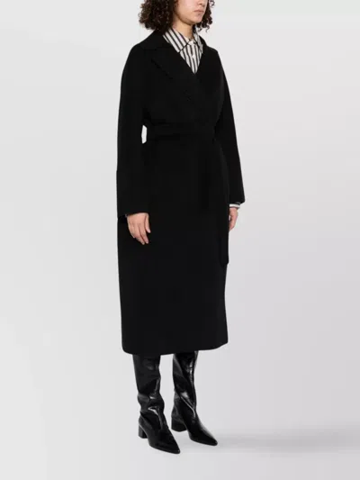 S Max Mara Elisa Wool Belted Long Coat