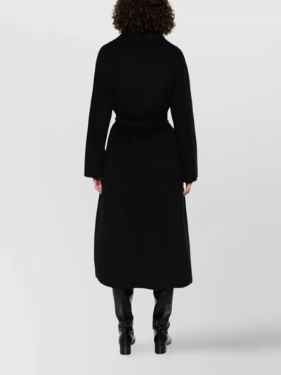 S Max Mara Elisa Wool Belted Long Coat