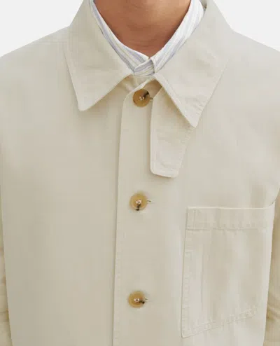Apc A.p.c. Long-sleeved Button-up Jacket In White