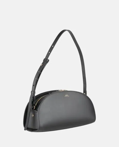 Apc A.p.c. 'demi-lune' Shoulder Bag In Black