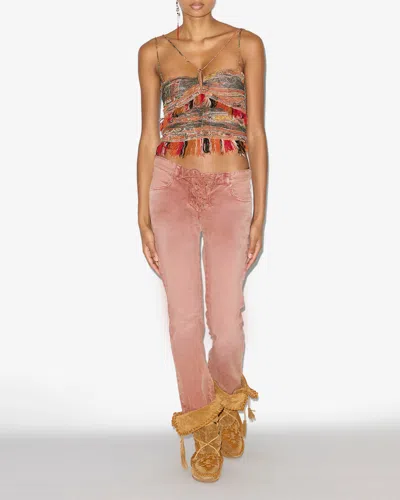 Isabel Marant Women's Vanel Jeans | Size Fr 38 | Pa0544fb Color C2h02i11bh In Orange