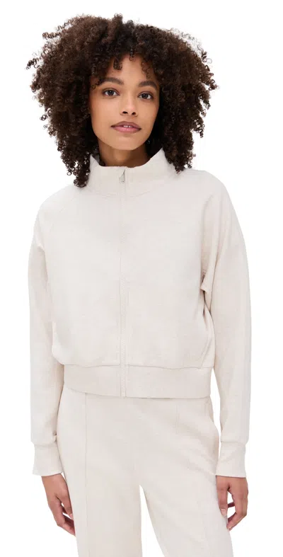 Greyson Ojai Full Zip Dove Heather In Dove Heather