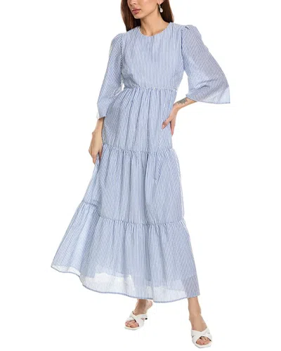 Flora Bea Nyc Jimmi Maxi Dress In Blue