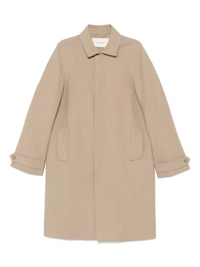 Entire Studios Beige Duster Trench Coat In Buff