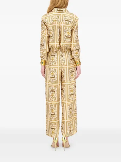 Paula Silk Shirt In Neutrals