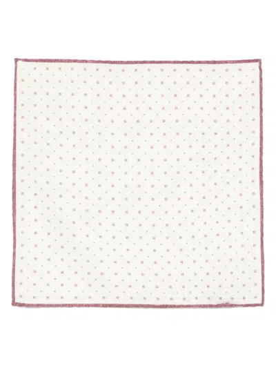 花卉印花口袋方巾