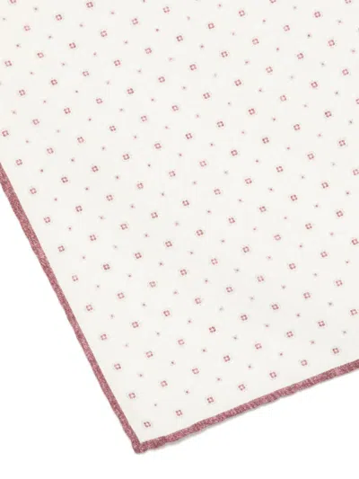 花卉印花口袋方巾